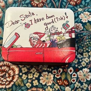 Brighton “Dear Santa” travel jewelry case